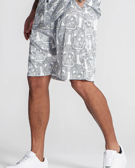 WHITE PARADISO SHORTS-Shorts-Gianni Kavanagh-Urbanheer