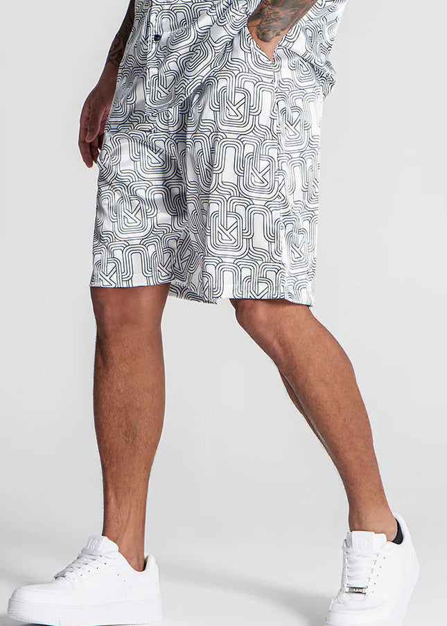 WHITE PARADISO SHORTS-Shorts-Gianni Kavanagh-Urbanheer