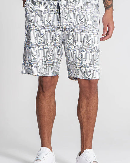 WHITE PARADISO SHORTS-Shorts-Gianni Kavanagh-XS-Urbanheer