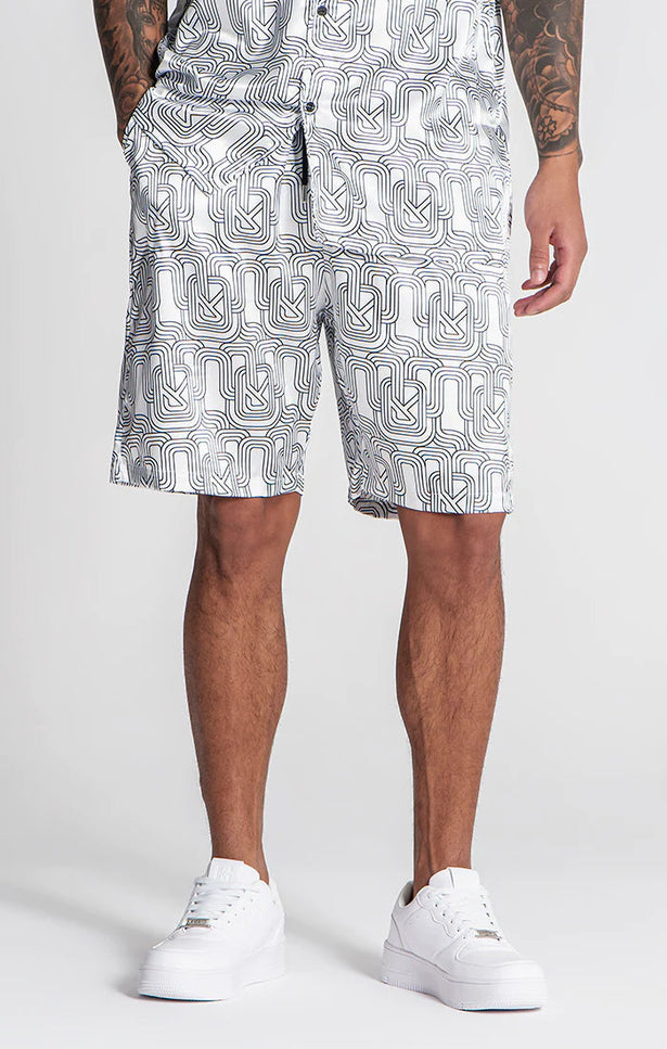 WHITE PARADISO SHORTS-Shorts-Gianni Kavanagh-XS-Urbanheer