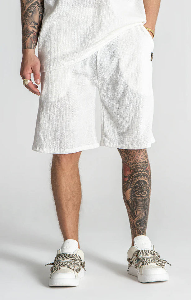 WHITE RESORT SHORTS-SWIMSHORTS-Gianni Kavanagh-Urbanheer