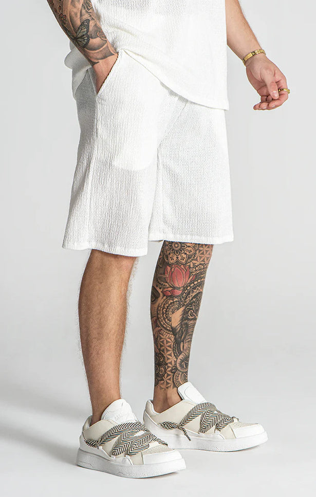 WHITE RESORT SHORTS-SWIMSHORTS-Gianni Kavanagh-Urbanheer