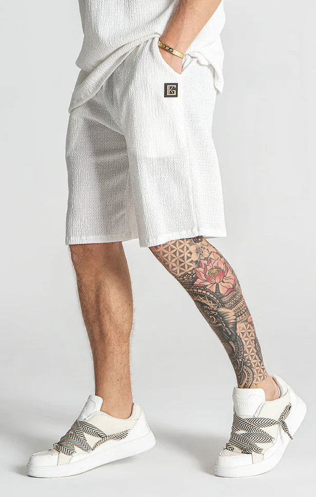 WHITE RESORT SHORTS-SWIMSHORTS-Gianni Kavanagh-XS-Urbanheer