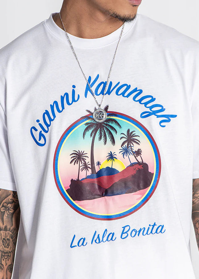 WHITE TROPICANA OVERSIZED TEE-Tee-Gianni Kavanagh-Urbanheer