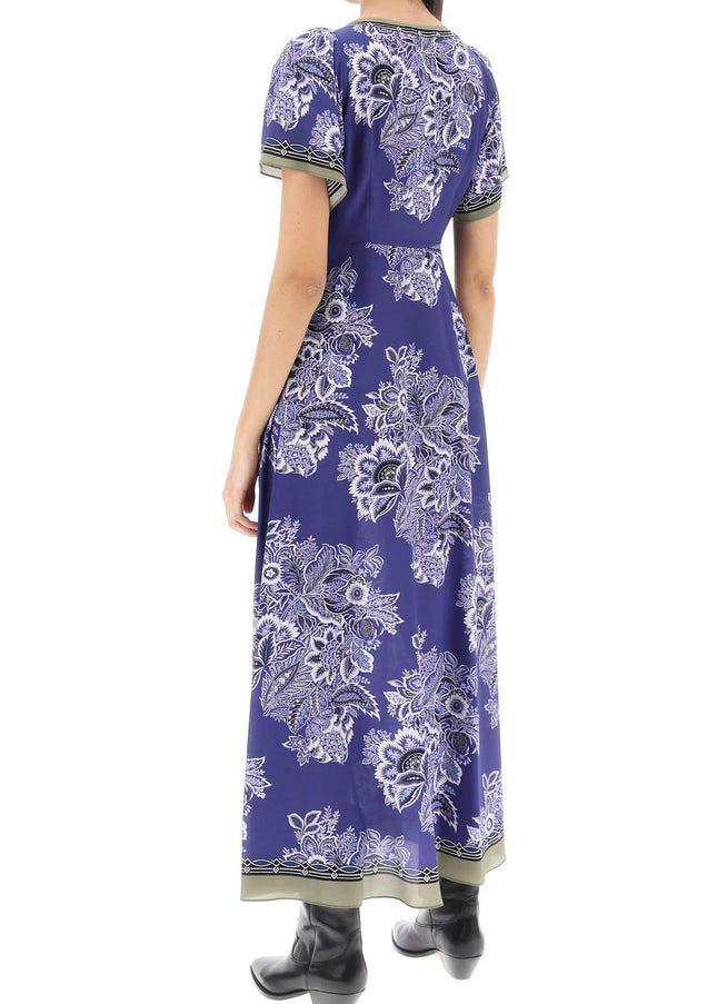 Etro maxi crepe de chine dress