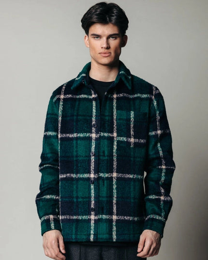 Walker Check Shirt | Dark Green