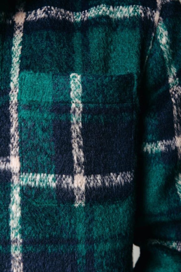 Walker Check Shirt | Dark Green