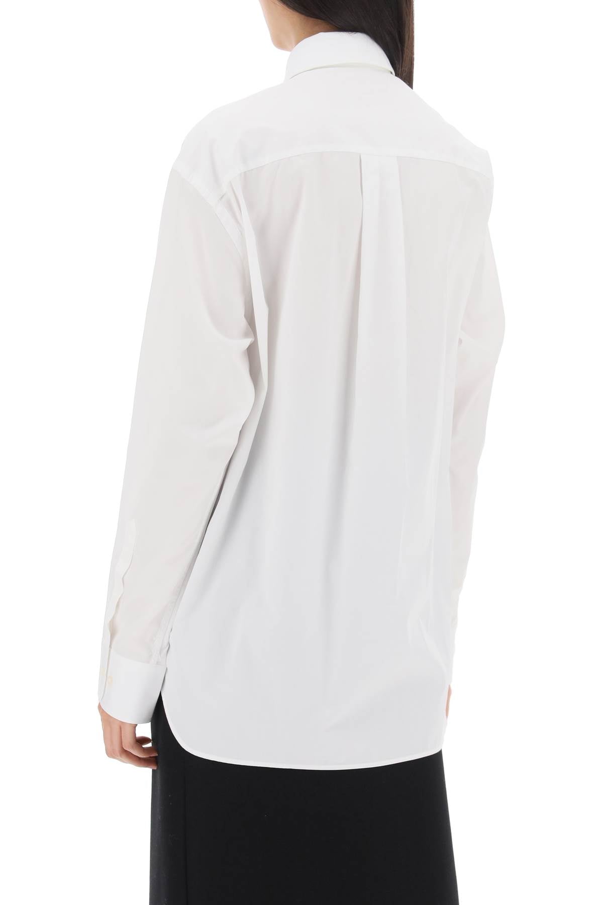 Wardrobe.nyc maxi shirt in cotton batista-women > clothing > shirts and blouses > shirts-Wardrobe.Nyc-xs-White-Urbanheer