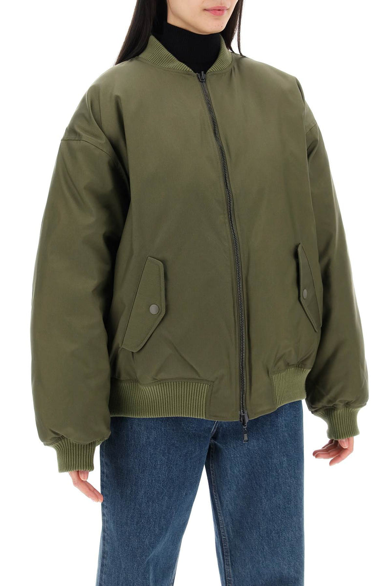 Wardrobe.nyc reversible bomber jacket-women > clothing > jackets > bomber jackets-Wardrobe.Nyc-Urbanheer