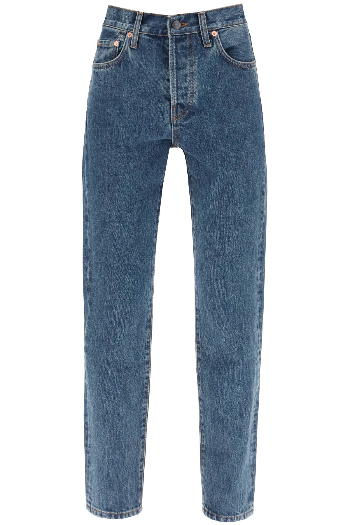 Wardrobe.nyc slim jeans with acid wash-women > clothing > jeans-Wardrobe.Nyc-Urbanheer