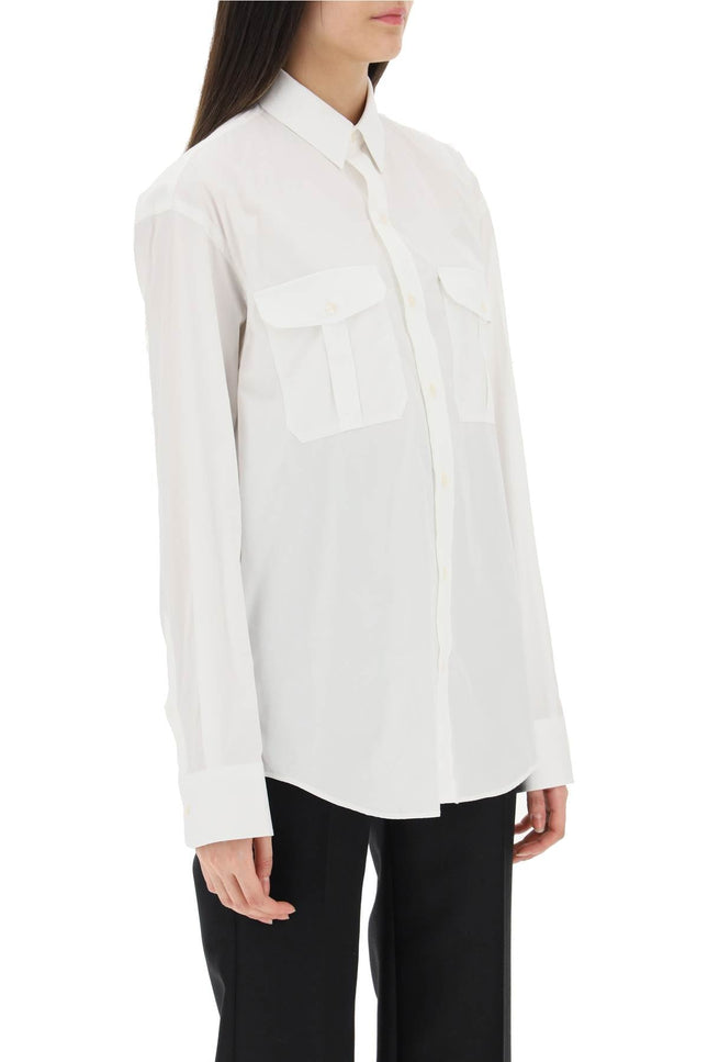 Wardrobe.nyc oversized shirt - White-clothing-Wardrobe.Nyc-Urbanheer