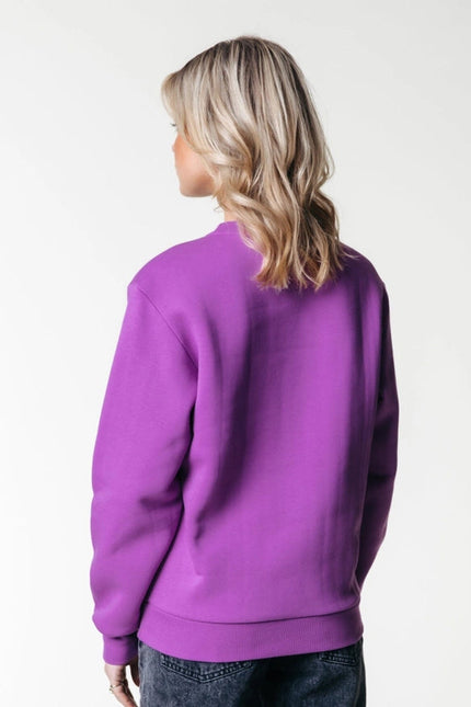 Wave Logo Sweat | Violet Pink