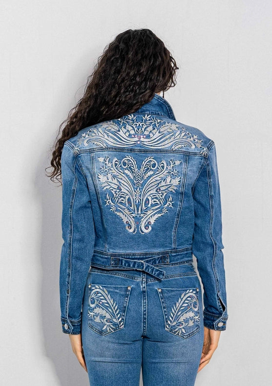 Western Embroidery Denim Jacket