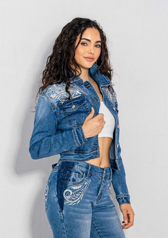 Western Embroidery Denim Jacket