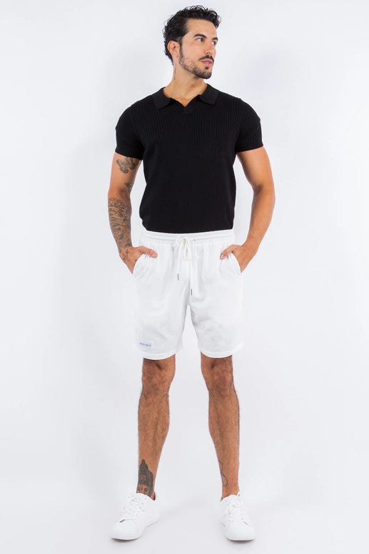 White Antonio Shorts