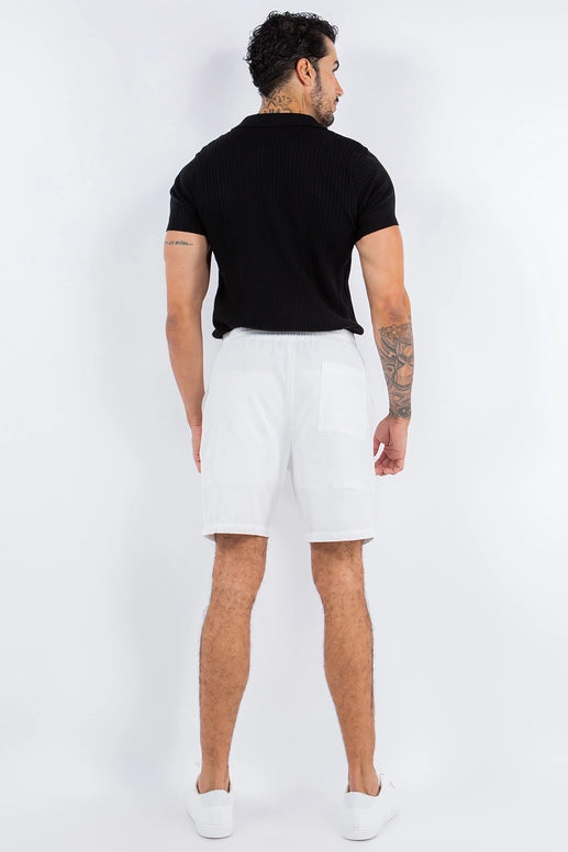 White Antonio Shorts