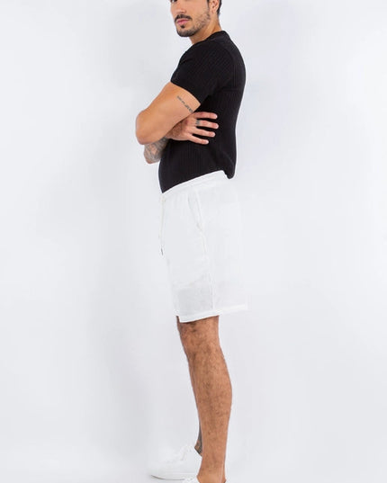 White Antonio Shorts