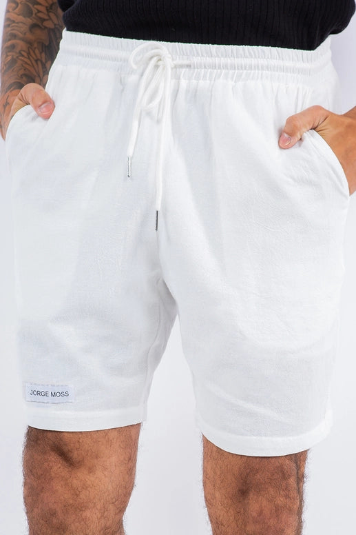 White Antonio Shorts