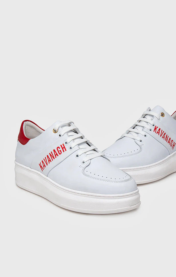 White Blood Devotion Sneakers-Sneakers-Gianni Kavanagh-Urbanheer