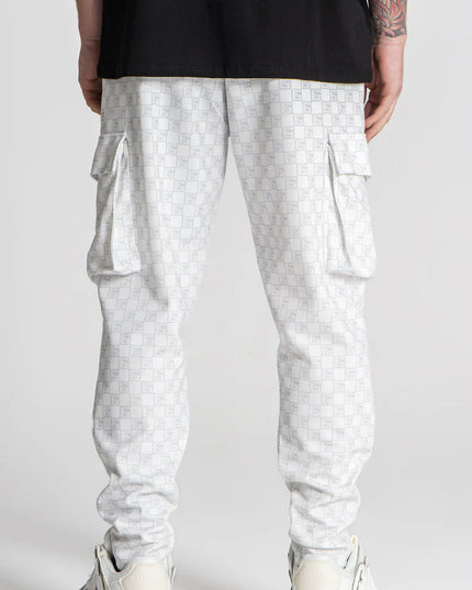 White Clone Cargo Pants