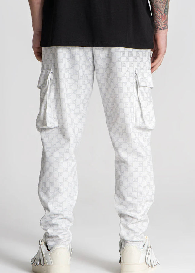 White Clone Cargo Pants