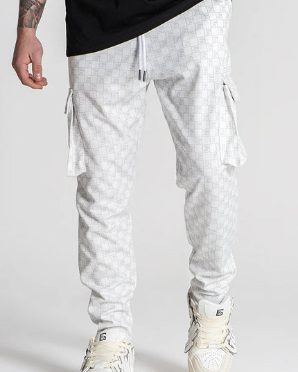 White Clone Cargo Pants