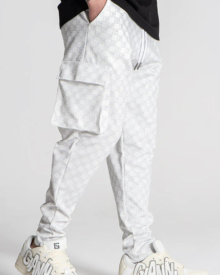 White Clone Cargo Pants