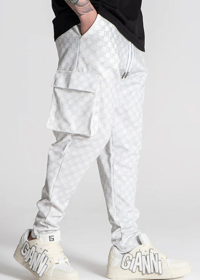 White Clone Cargo Pants