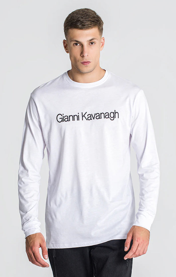 White Essential Maxi Longsleeve Tee-Gianni Kavanagh-White-XS-Urbanheer