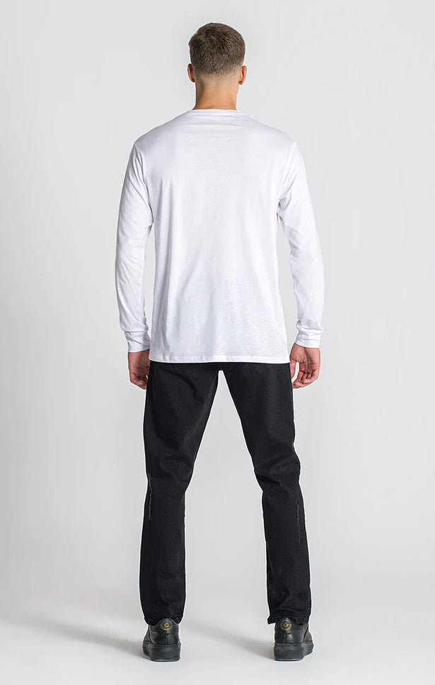 White Essential Maxi Longsleeve Tee-Gianni Kavanagh-Urbanheer