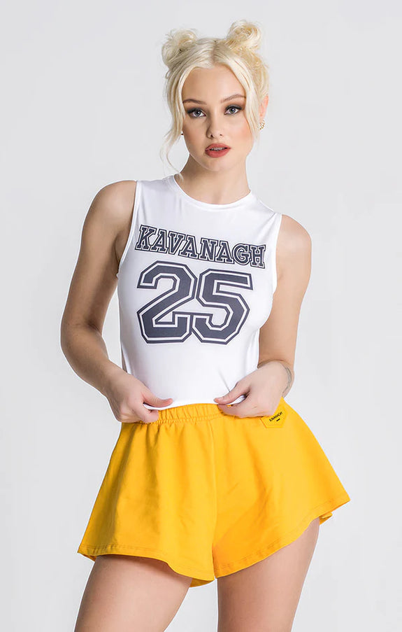 White Gk25 Crop Top-Clothing - Women-Gianni Kavanagh-XS-Urbanheer