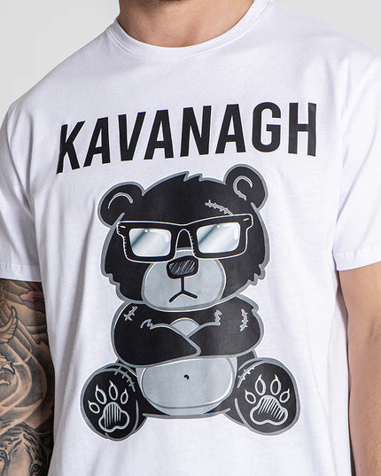 White Mad Bear Tee