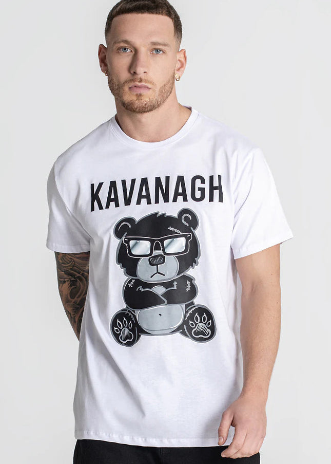 White Mad Bear Tee