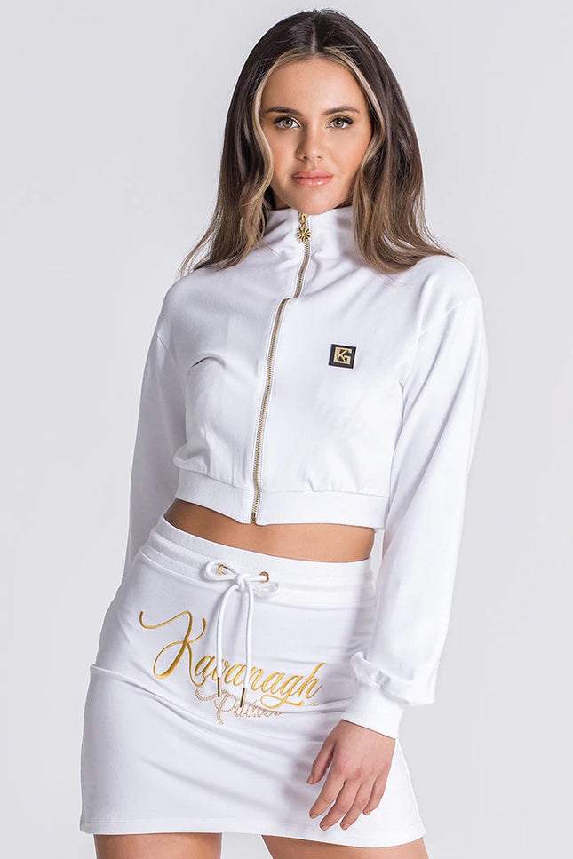White Palace Zip Jacket-Clothing - Women-Gianni Kavanagh-M-White-Urbanheer