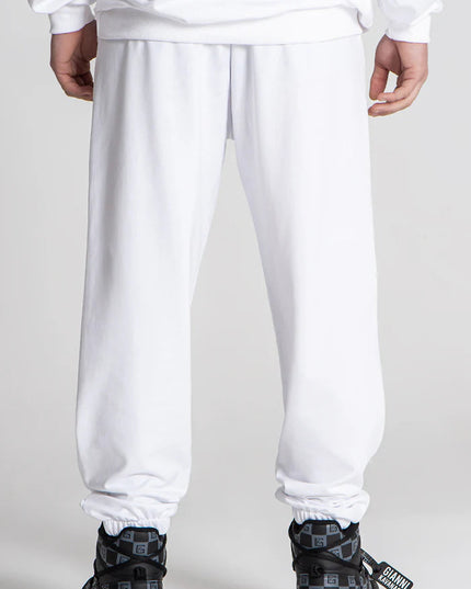 White Unity Loose Joggers