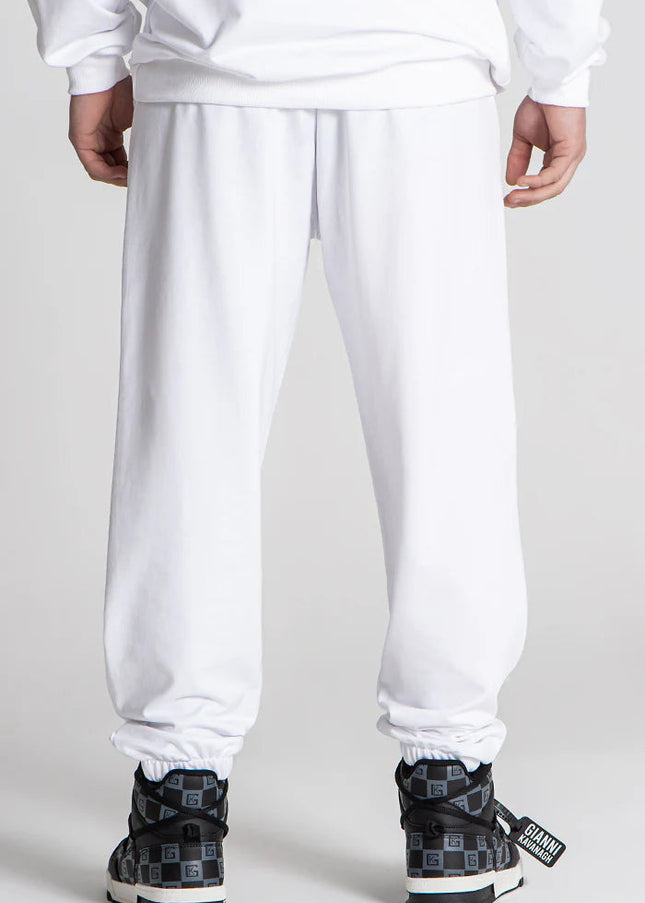 White Unity Loose Joggers