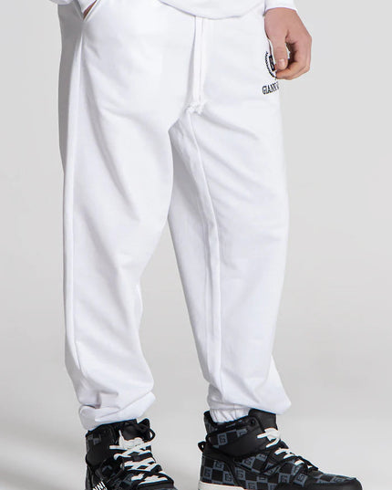 White Unity Loose Joggers