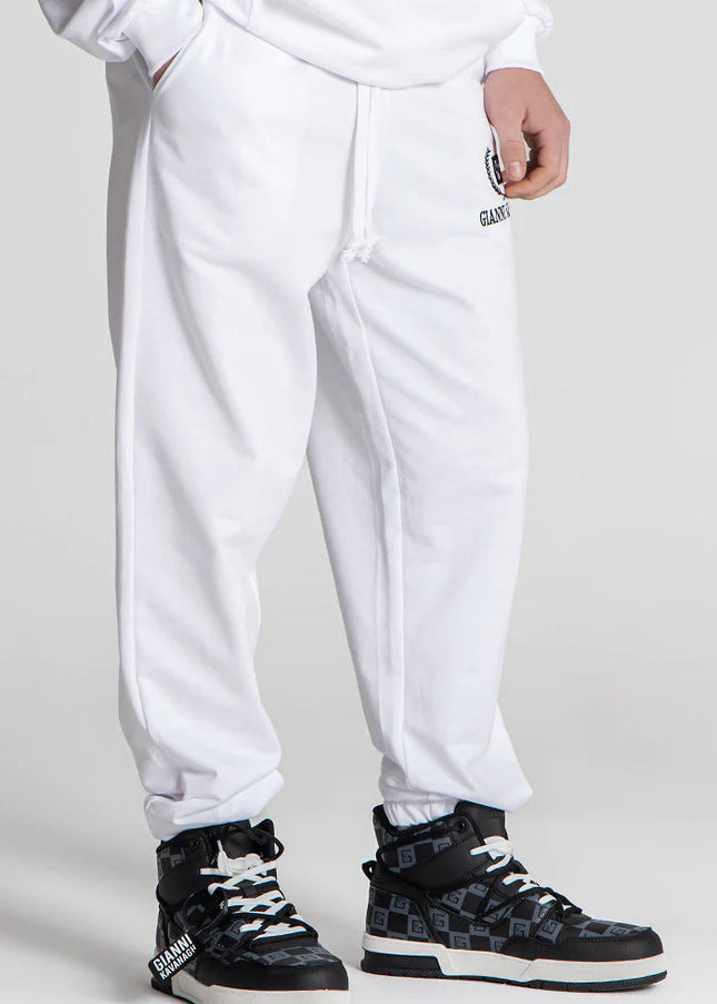 White Unity Loose Joggers