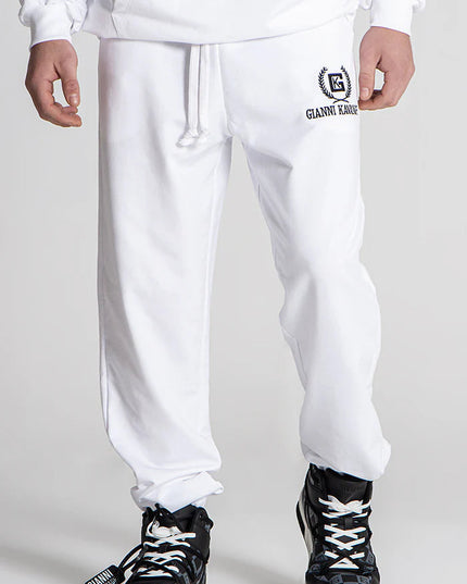 White Unity Loose Joggers