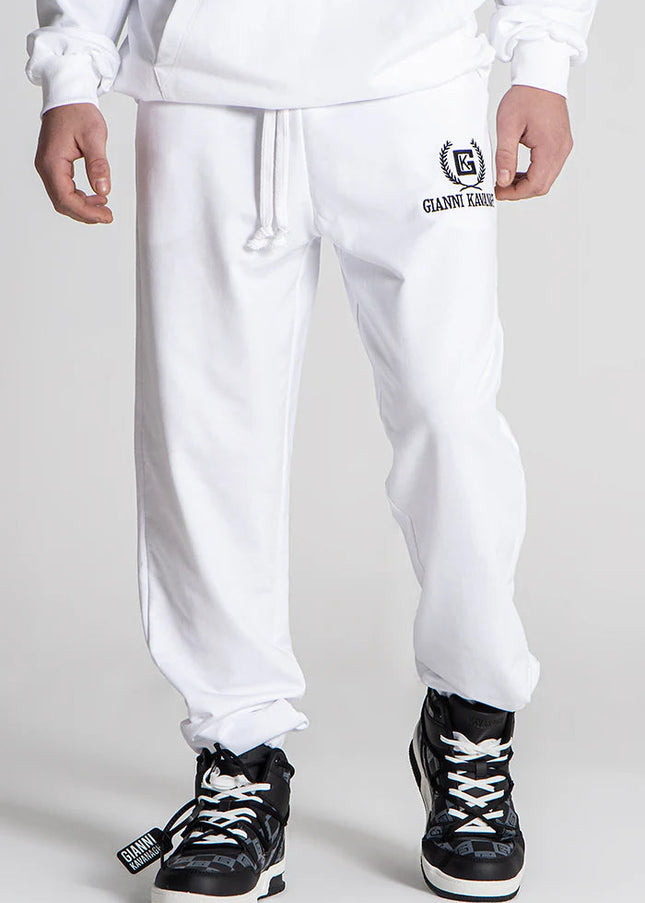 White Unity Loose Joggers