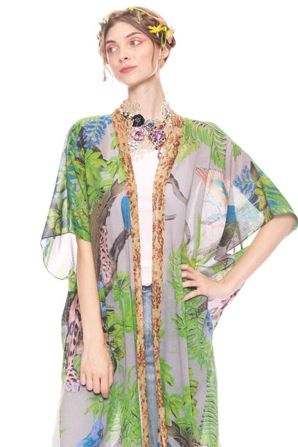 Wild Nights Maxi Kimono