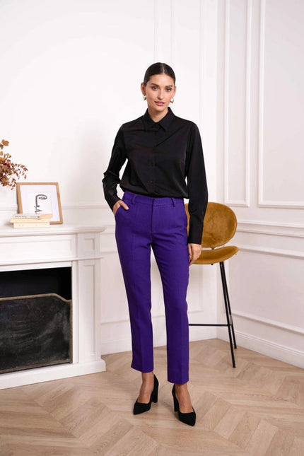 Winter Cigarette Pants Violet