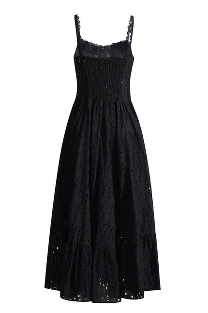 Women Elegant Lace Dress - Beach & Resort Ready Black-Dress-Productseeker-Urbanheer