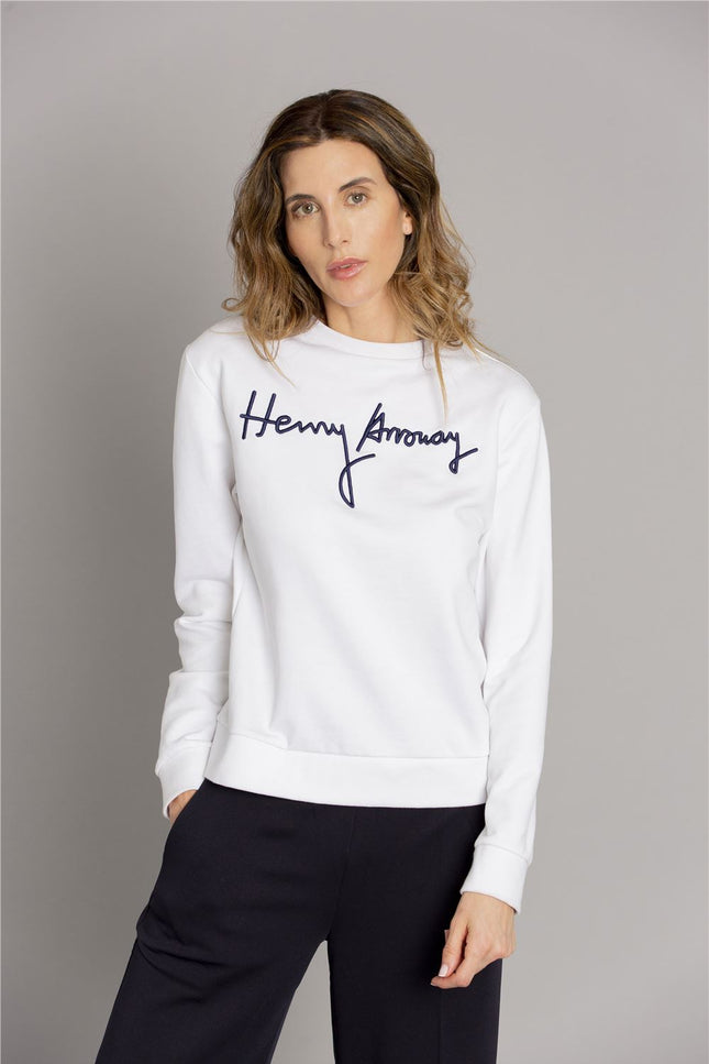 Women Sweatshirt HA Blanco