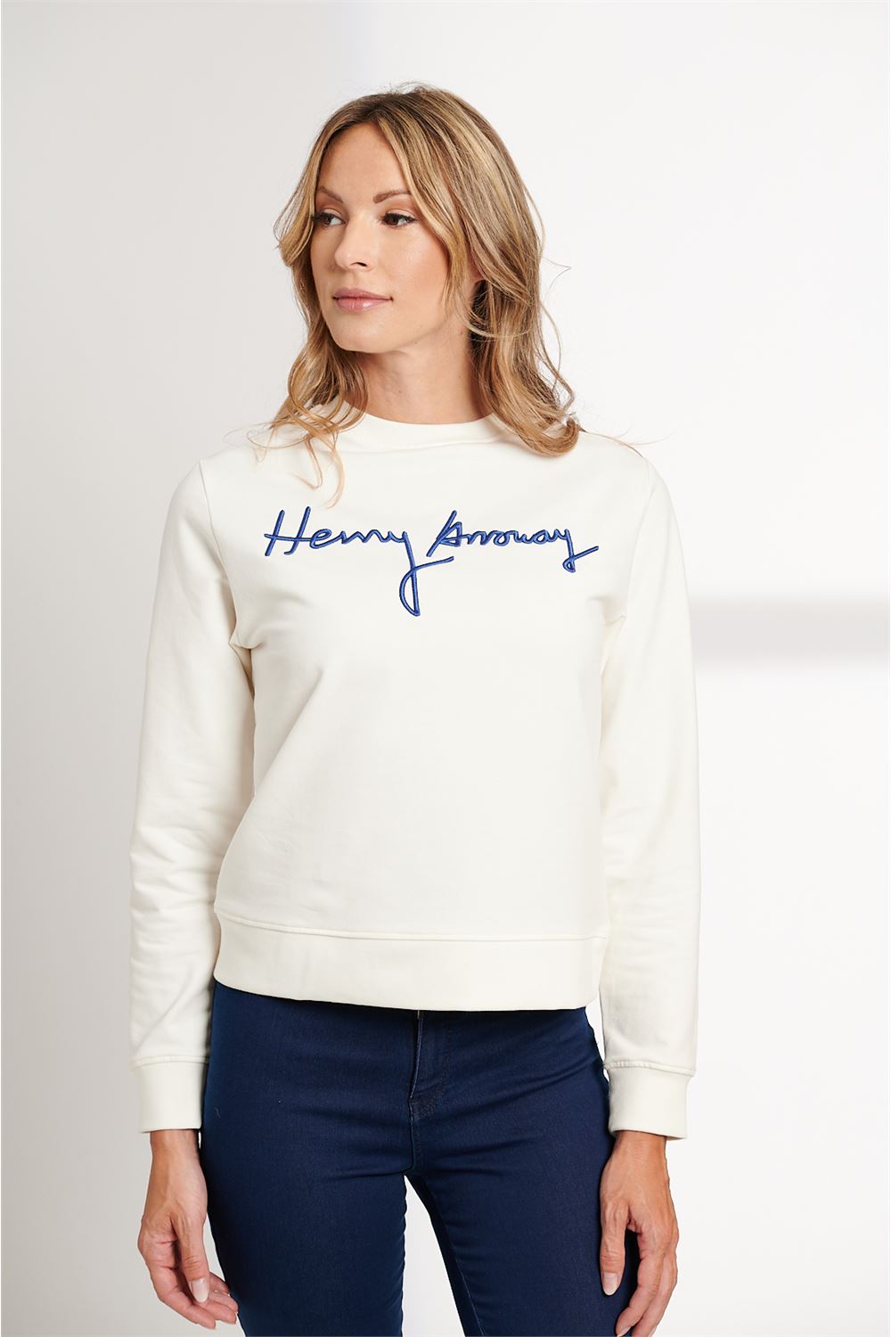 Women Sweatshirt HA Blanco