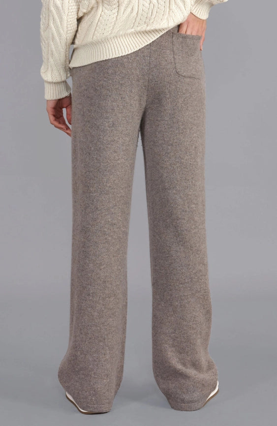 Womens Lambswool Knitted Trousers Vole