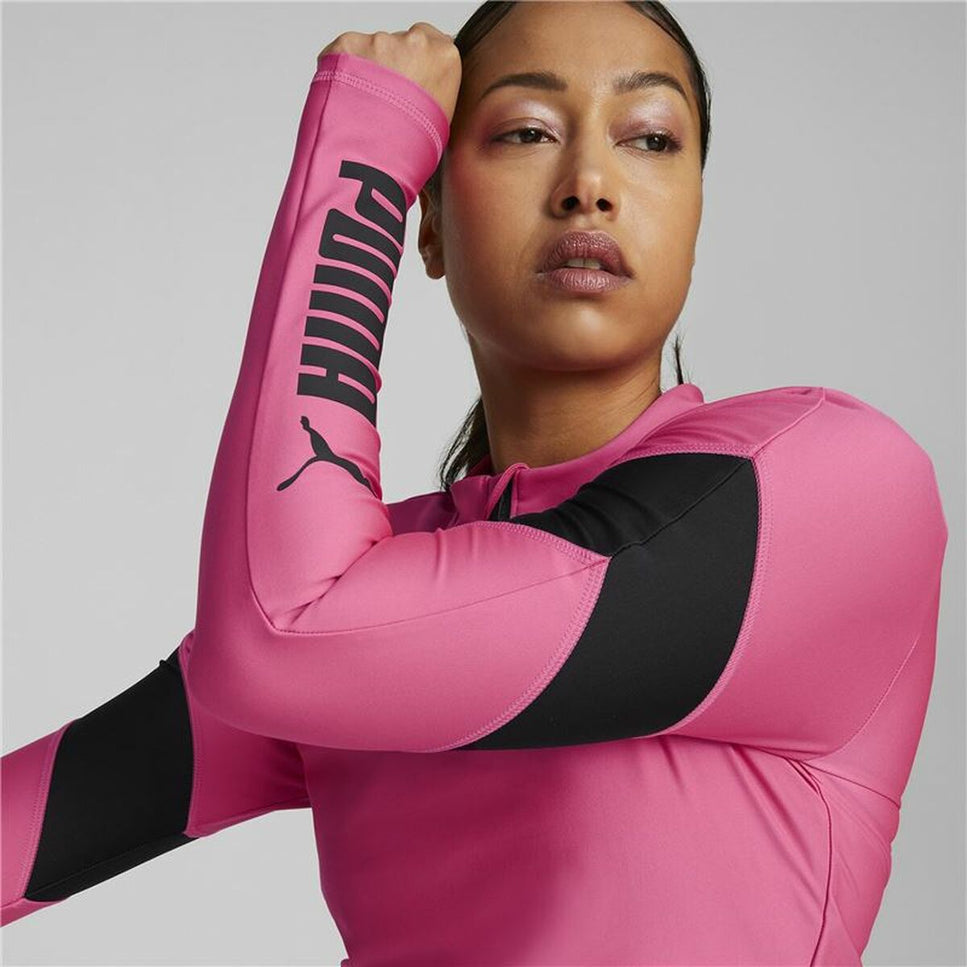 Women’s Long Sleeve T-Shirt Puma Fuchsia Pink-3