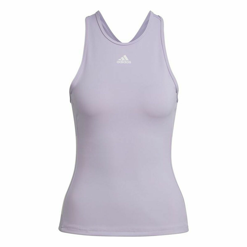 Women's Sleeveless T-shirt Adidas Hyperglam Lavendar-0