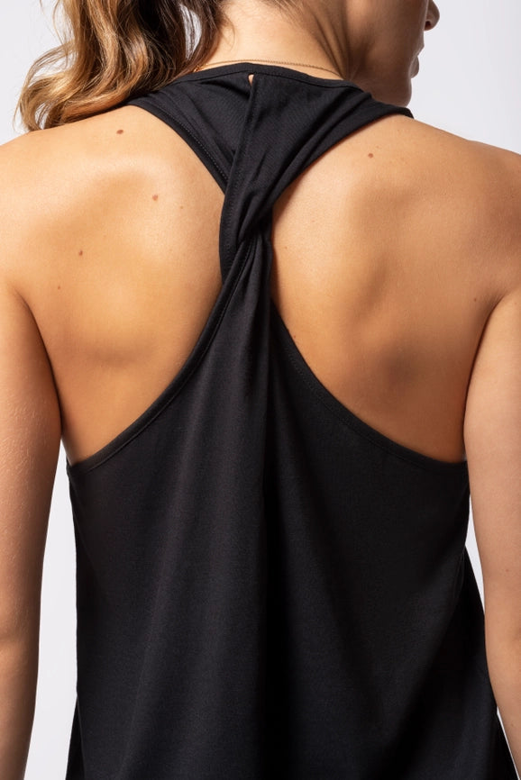 Womens Twisted Back Tank