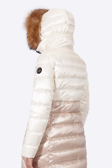 Women's down jacket ADA Nacre